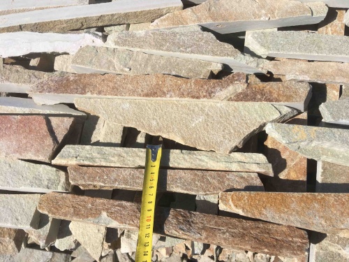 Горбушка златолит золотистый для облицовки купить в Магасе