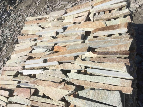 Горбушка златолит золотистый для облицовки купить в Магасе