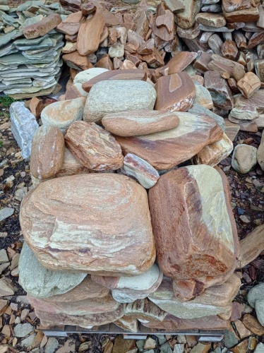 Златолит жёлтый, жёлто-зелёный глыбки и валуны для ланшафтного дизайна купить в Магасе